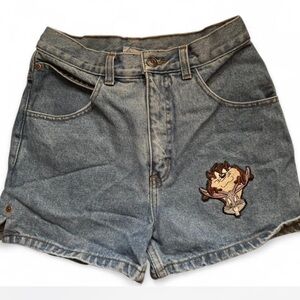 Denim girls  Shorts with Cartoon Patch